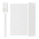 thumbnail image 3 of Pack 100 Plato De Carton Blanco + 100 Tenedores Desechables, 3 of 3
