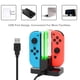 thumbnail image 5 of Dock de carga para controladores Joy-Con de Nintendo Switch, estación de carga con cable de carga USB tipo C, 5 of 7
