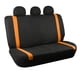 thumbnail image 4 of Juego completo de fundas para asientos de coche FH Group, tela, ajuste universal, naranja, 4 of 8