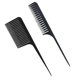 thumbnail image 2 of 2pcs Professional Resaltar Peine Peluquería Salón Dyeing Combs Herramientas Negro, 2 of 5