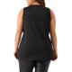 thumbnail image 3 of Agnes Orinda Tops sin mangas para mujer de talla grande con brillo, destello, lentejuelas y cuello en V, talla 1X, color negro, 3 of 5