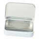thumbnail image 5 of Caja De Almacenamiento De Tarjetas Contenedor De Accesorios De Hierro Vacío Para Joyería Gadget Blanco Con Bisagra, 5 of 5