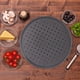 thumbnail image 5 of Bandeja perforada para pizza, paquete de 2, de acero al carbono, antiadherente, redonda y crujiente, ideal para el hogar y la cocina., 5 of 8