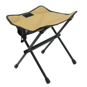 Magideal - Reposapiés Plegable Para Acampar, Reposapiés Retráctil Para Pies, Reposapiés, Asiento Perezoso Antideslizante, Silla Plegable De Aleación Telescópica, Caqui