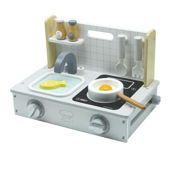 Cocina Encimera De Madera Amalfi 26,5x9x36cm Gamepower