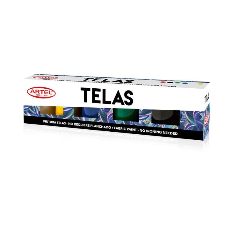 Artel - Estuche De Pintura Para Telas 6 Colores