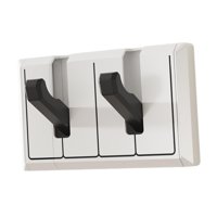 Magideal - Volvor De Pared Plegable Accesorios De Ahorro De Espacio De Servicio Pesado Adornado Flip Down Hook Wall Monte Para Llaves De Entrada Ropa Dormitorio 2 Gancho