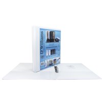 Dwilliams - Archivador Presentación Carta 2 Aros De 1/2"" Pulgada