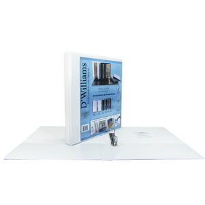 Dwilliams - Archivador Presentación Carta 2 Aros De 1/2"" Pulgada