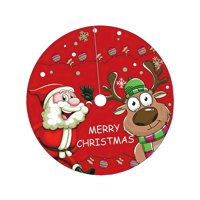 Bothyi - Falda De Árbol De Navidad Suave Feliz Navidad Adorno De Árbol De Navidad Para Interior Estilo B