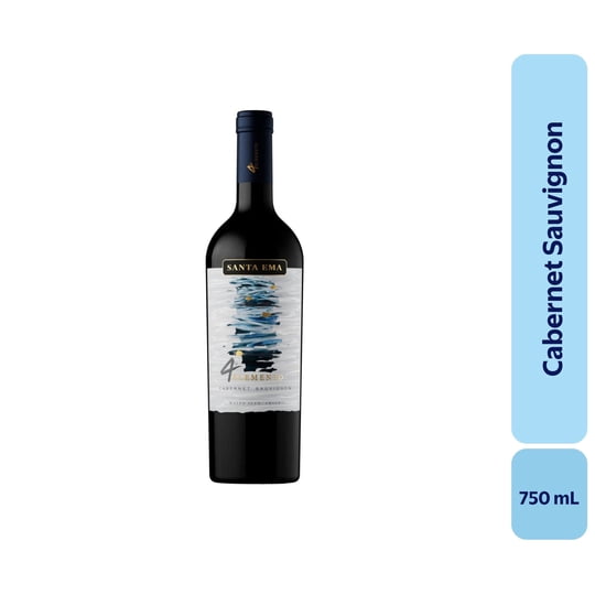 Vino Cabernet Sauvignon Botella 750 mL Santa Ema