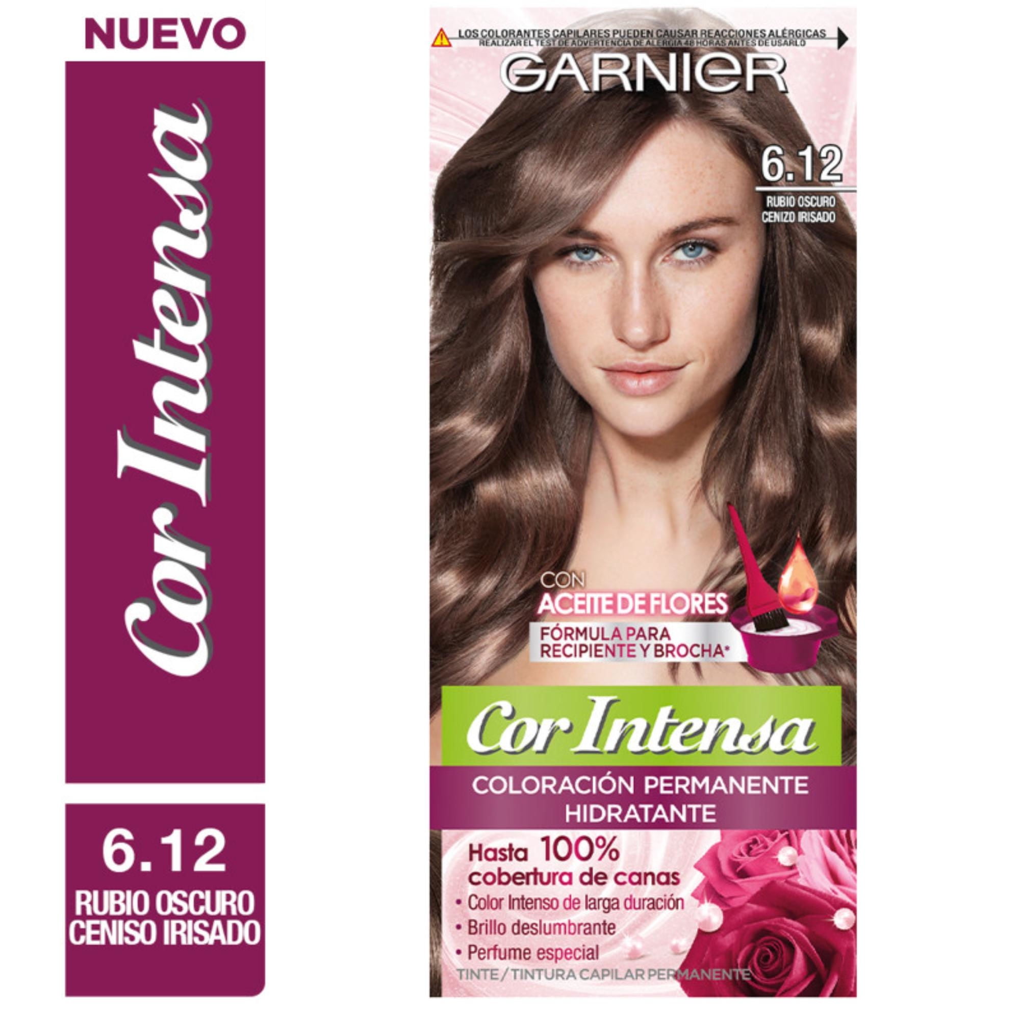 Coloración Cabello 7.12 Rubio Medio Cenizo Irisado 1 Un Cor Intensa
