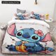 thumbnail image 1 of v663 Bed Sheets Duvet Cover Cute Stitch Flamingo Bedding Set One Quilt Cover Two Pillowcases Single Double Queen King Size No Filling Inside 3-Piece Bedding Set (1 Duvet Cover + 2 Pillow Shams) Bed Sh, 1 of 5