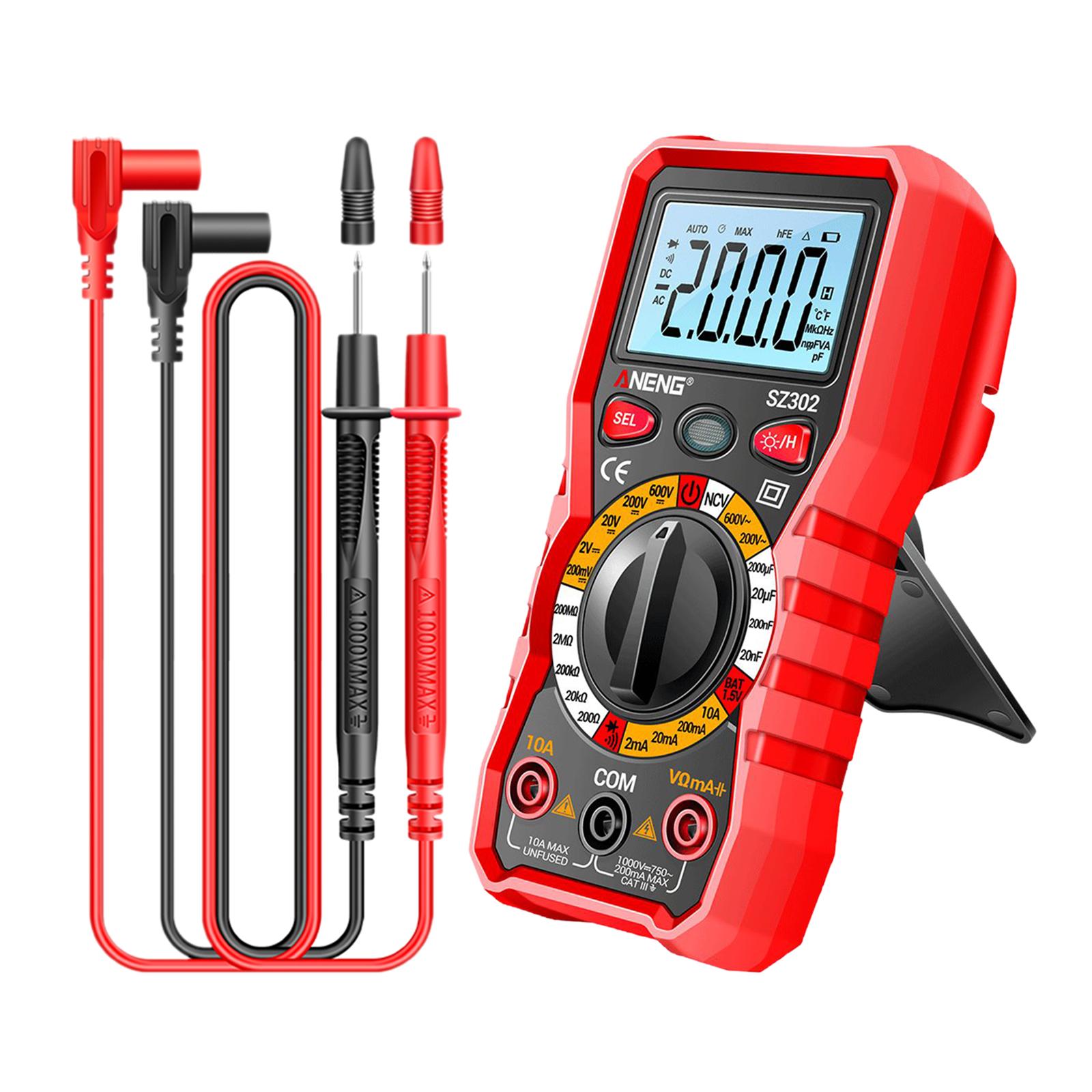 Ioensy - Medidor Digital Ac Dc Voltaje Equipo De Corriente Amp Multímetros Para Corriente Dc