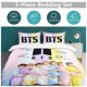thumbnail image 5 of Bedding Duvet Cover Set of Kids Kpop BTS Comforter Cover Set 3PCS Bedding Set, 5 of 5