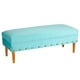 thumbnail image 2 of Banqueta Provenza Tachas 2c Felpa 04 Turquesa, 2 of 2