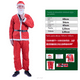 thumbnail image 3 of Traje Viejito Pascuero Premiun Disfraz Santa Papa Rojo Adecuado Para Una Altura De 165-188 Cm., 3 of 4