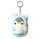 thumbnail image 3 of Creativo pingüino muñeca llavero colgante Adorable coche llaveros colgante mochila decoración coche llavero mujer bolso accesorios para monedero hogar oreja corta azul, 3 of 5