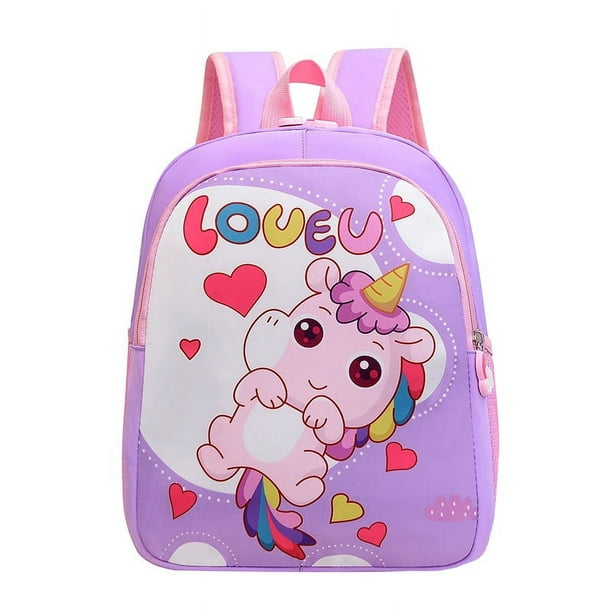Children's Unicorn Backpacks New Kindergarten Schoolbag Boys And Girls Cartoon Backpacks Preschool Bag