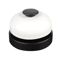 Bothyi - Platos Delanteros Mesa Bell Smooth Busy Board Bell Toy Para Servicio Hotel Restaurantes Negro