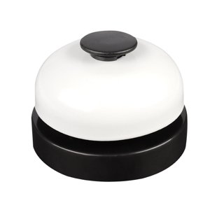 Bothyi - Platos Delanteros Mesa Bell Smooth Busy Board Bell Toy Para Servicio Hotel Restaurantes Negro