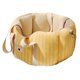 thumbnail image 2 of Asiento Para Perros Para Coche, Cama Para Exteriores, Desmontable, Lavable A Máquina, Suministros Para Mascotas, Casa Para Mascotas L, Amarillo, 2 of 3