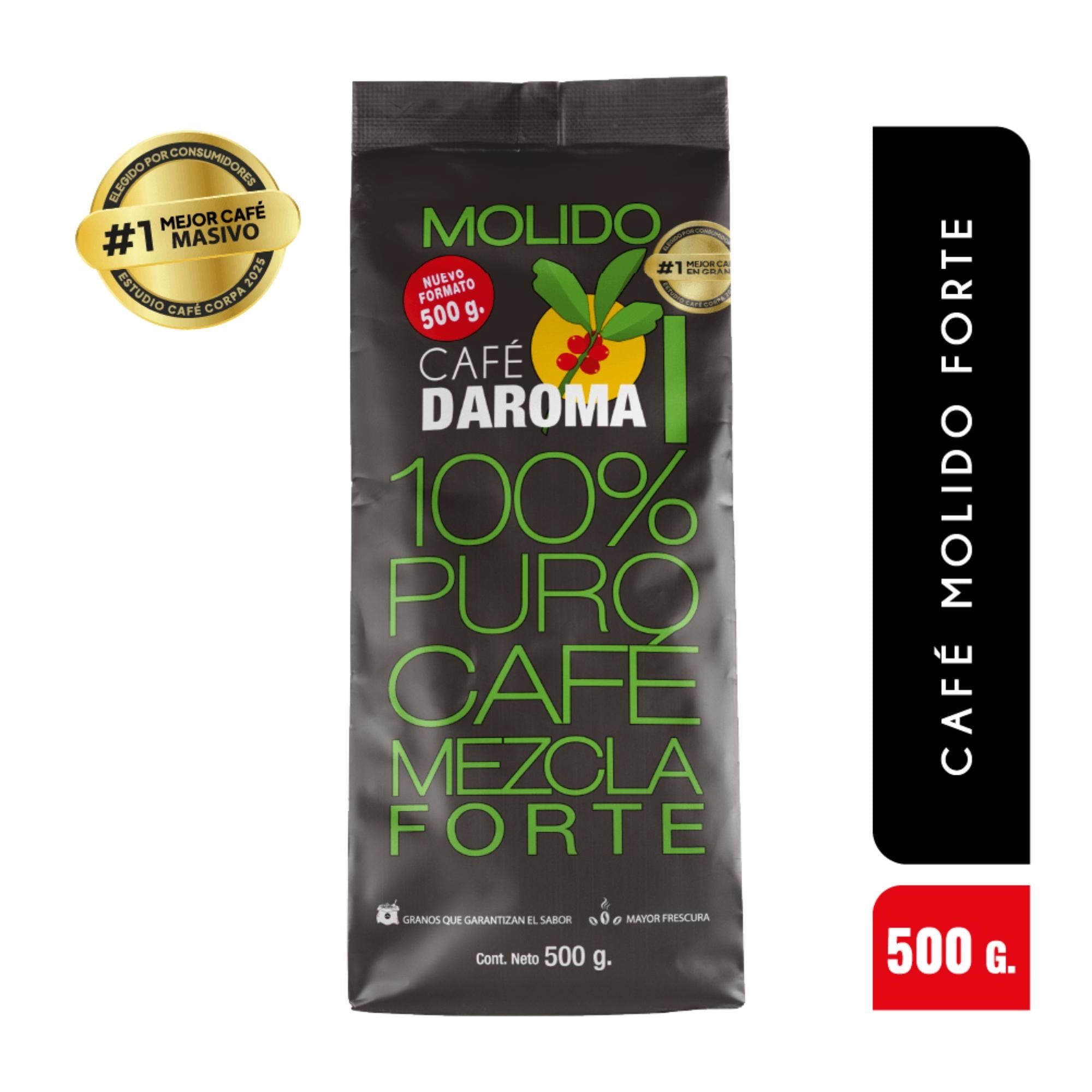 Café Daroma Forte Molido Bolsa 500 gr D'aroma
