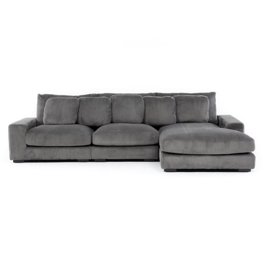 Daniels - Sofá Seccional Kansas Chaise Derecho Gris