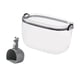 thumbnail image 2 of Contenedor De Almacenamiento De Arroz Con Tapa, Contenedor De Cereales Para Encimera, Cocina Del Hogar, 5 Kg, Color Negro, 2 of 5
