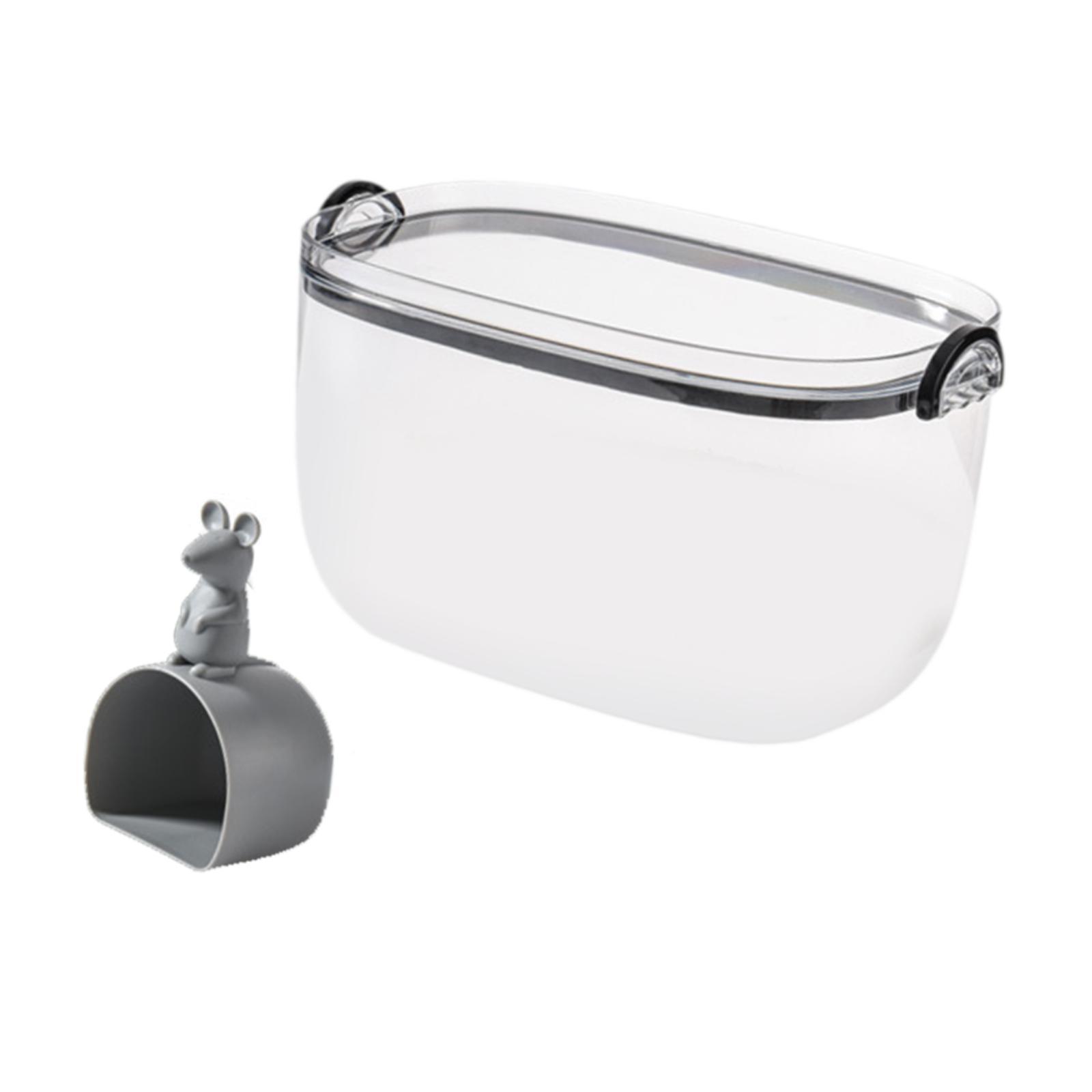 Magideal - Contenedor De Almacenamiento De Arroz, Contenedor De Alimentos Hermético Sellado, Contenedor De Almacenamiento Hermético Para Gabinete, Harina Para El 5 Kilos