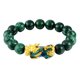 thumbnail image 3 of Chino Feng Shui Obsidian Bead Pixiu Charms Pulsera Joyería Verde, 3 of 5
