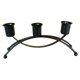 thumbnail image 1 of Candelero De 3 Brazos Candelero De Columna Decorativo Moderno Negro, 1 of 5