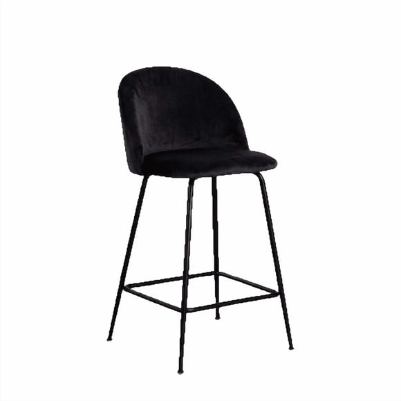 Taburete Tokio Bar Black 66cm Asiento Negro