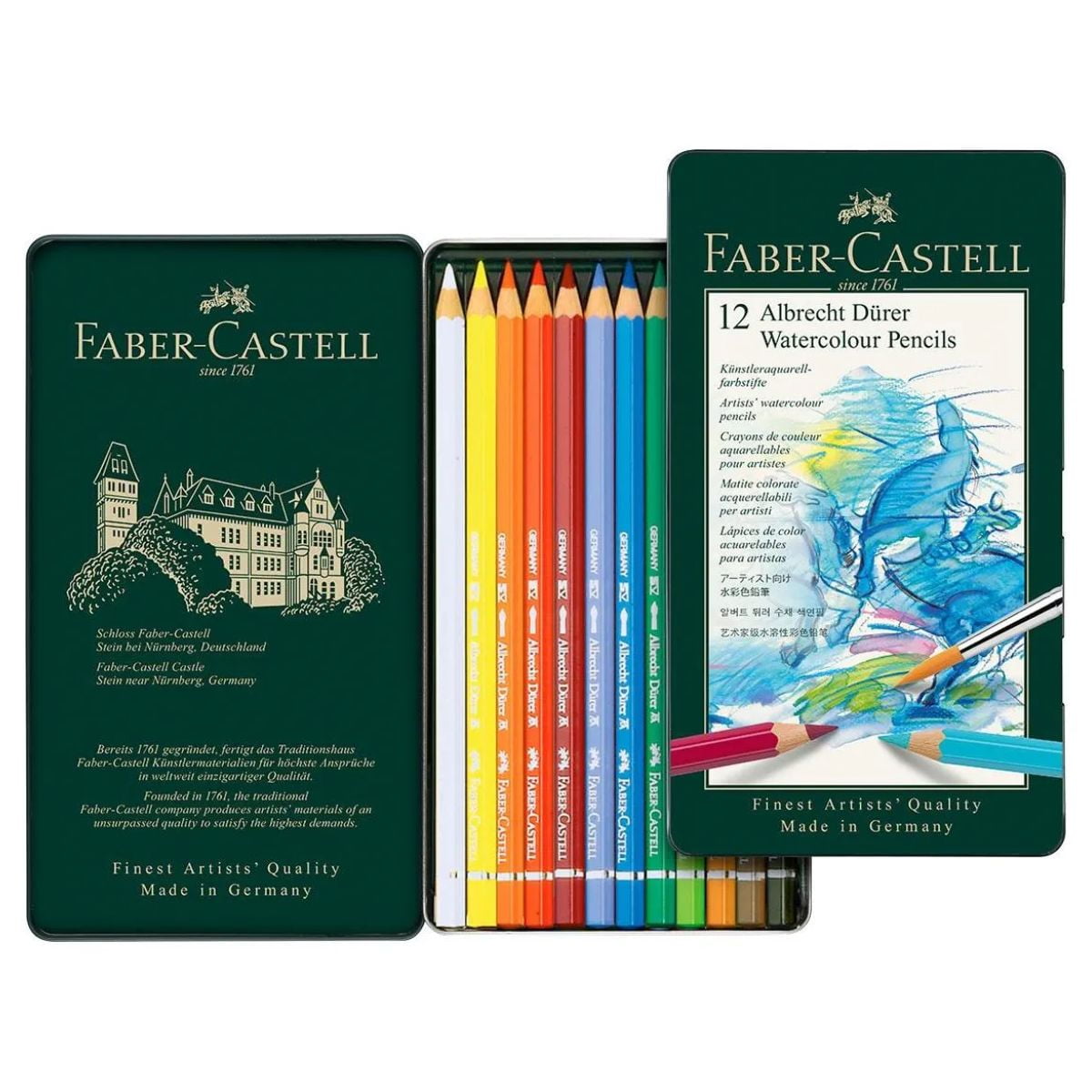 Set 12 Lápices Acuarela Albrecht Durer Faber Castell