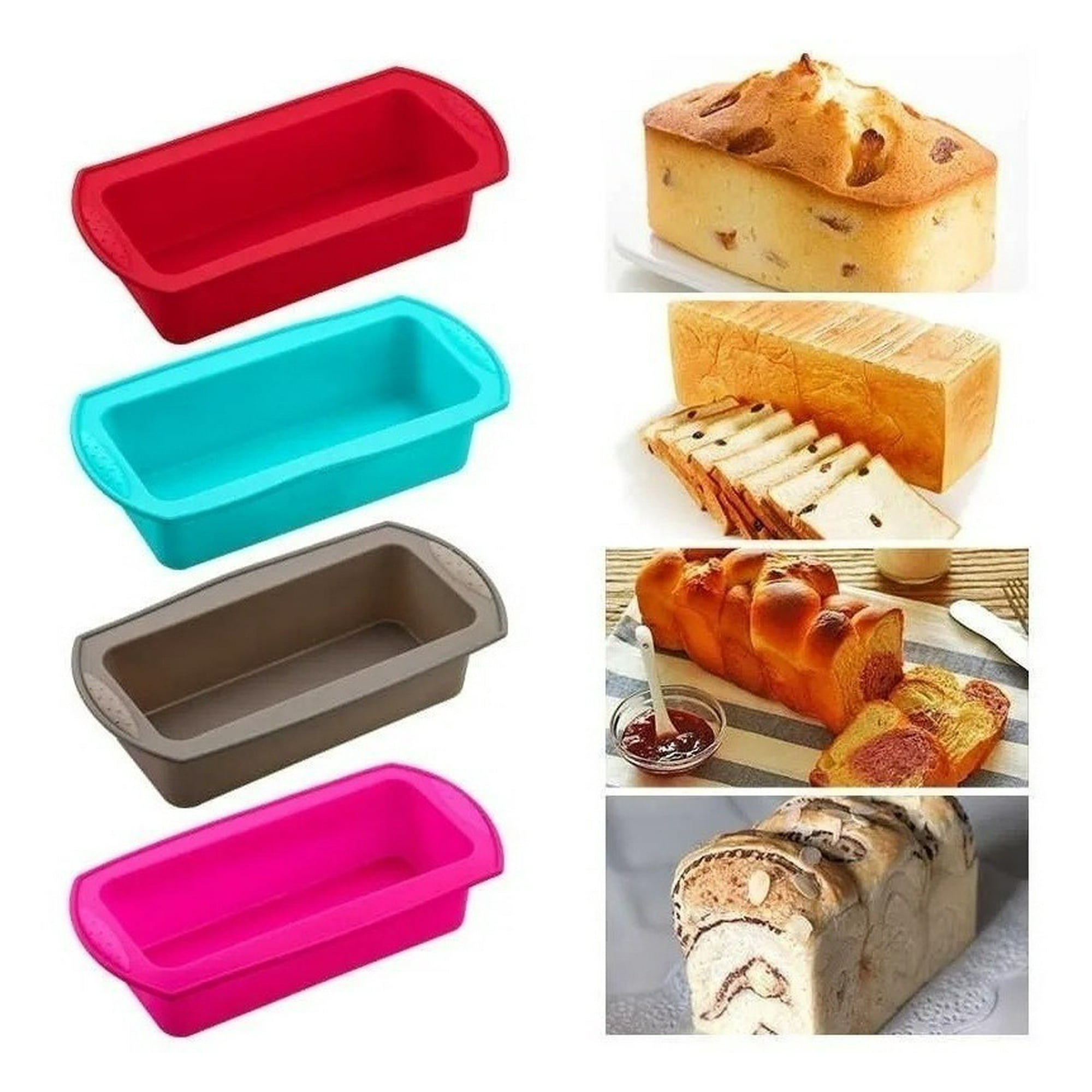 Genérico - Molde Para Pan De Silicona Queques Repostería Cocina