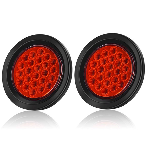 Luz para remolque LINKITOM 10 cm 24 LED 2 unidades impermeable