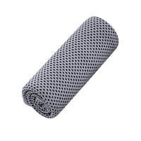 Ioensy - Toalla De Enfriamiento 12 ""X40"" Toalla De Gimnasio Absorbente De Sudor Para Entrenamiento Físico Fútbol Gris