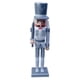 thumbnail image 1 of Figuras De Cascanueces De 12 ", Figuras De Decoración De Navidad, Decoración Del Hogar Hecha A Mano, Plana Plateada, 1 of 3