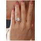 thumbnail image 4 of Anillos de Moissanita de 4 Quilates para Mujer Color D Claridad VVS1 Anillos de Boda de Moissanita Plata Esterlina 925 Corte Radiante Anillos de Compromiso para Esposa Mamá, 4 of 8