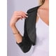 thumbnail image 5 of INSPIRE CHIC Chaqueta de Mujer Encogida de Terciopelo con Mangas 3/4 Cuello Redondo Elegante Cárdigan XL Negro, 5 of 6