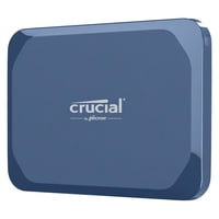Ssd Portátil Crucial X10 De 4 Tb Usb 3.2 Usb-C 2.100 Mb/S, Azul