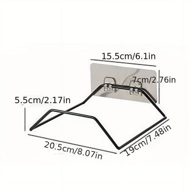 1pc Wall Mounted Washbasin Hanger, Bathroom Basin Storage Rack, Multifunction Washbasin Hook, Kitchen Bathroom Accessories