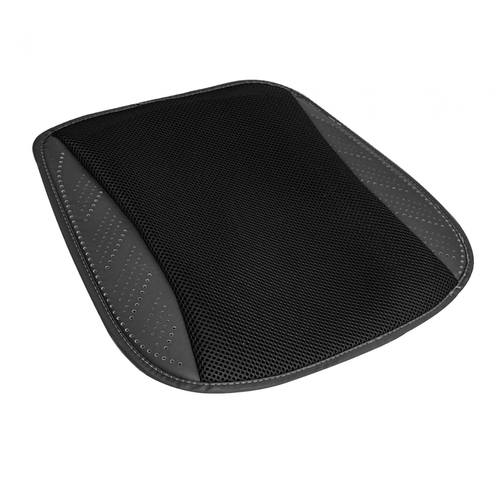 Magideal - Cojín De Asiento De Coche Usb Con 5 Ventiladores, Transpirable, Versátil, Cómodo Para Silla De Oficina, Silla De Juego, Suave, Cojín De Ventilación Un Negro