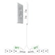 thumbnail image 1 of Outlet Concealer Sleek Socket Original, ultrafino, con kit de cable, 1 of 5