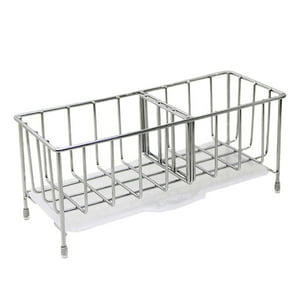 Genérico - Soporte Para Esponja De Cocina De Acero Inoxidable, Jabonera, Organizador Caddy A Prueba De Herrumbre