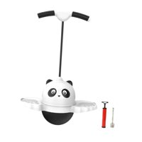 Magideal - Pogo Jump Ball-Tablero De Salto Alto, Juguete De Salto Alto, Pelota Que Rebota Para Entrenamiento, Asistente De Entrenamiento Corporal En Interiores, Blanco