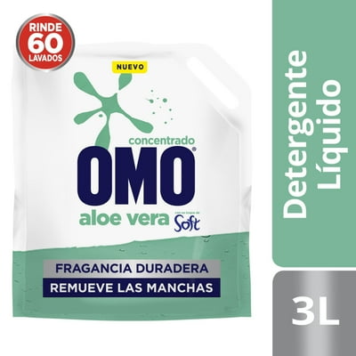 Detergente Líquido Ultra Power Aloe Vera Doypack 3 L Omo