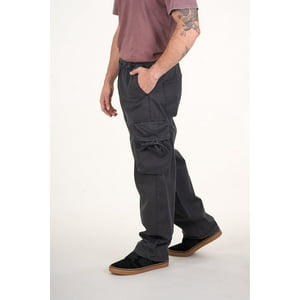 Pantalon Cargo Twill Procesado Relaxed Gris Wi4755 Polemic