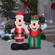 thumbnail image 2 of Gemmy inflable con escenas de Santa Mickey y Minnie de 1,2 m de altura, 2 of 2