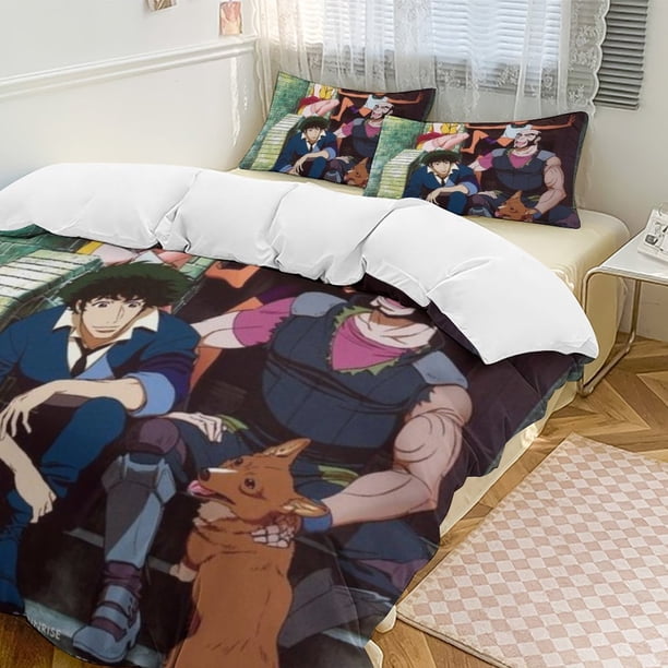 Cowboy Bebop 3-Piece Twin Bed Set Fade-Resistant Microfiber